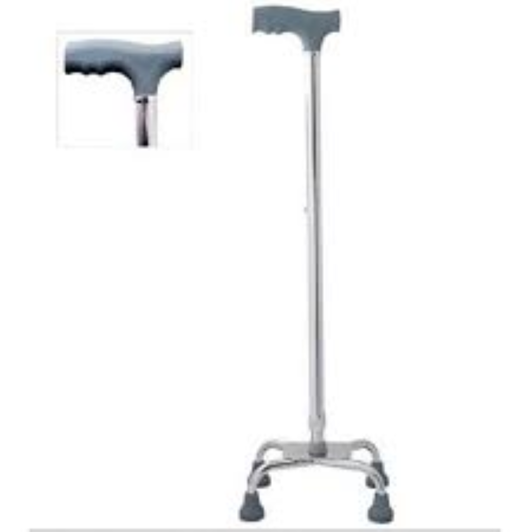 13CM WALKING STICK SILVER 4PCS/SET